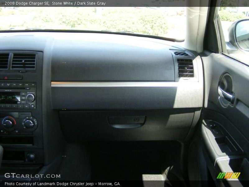 Stone White / Dark Slate Gray 2008 Dodge Charger SE