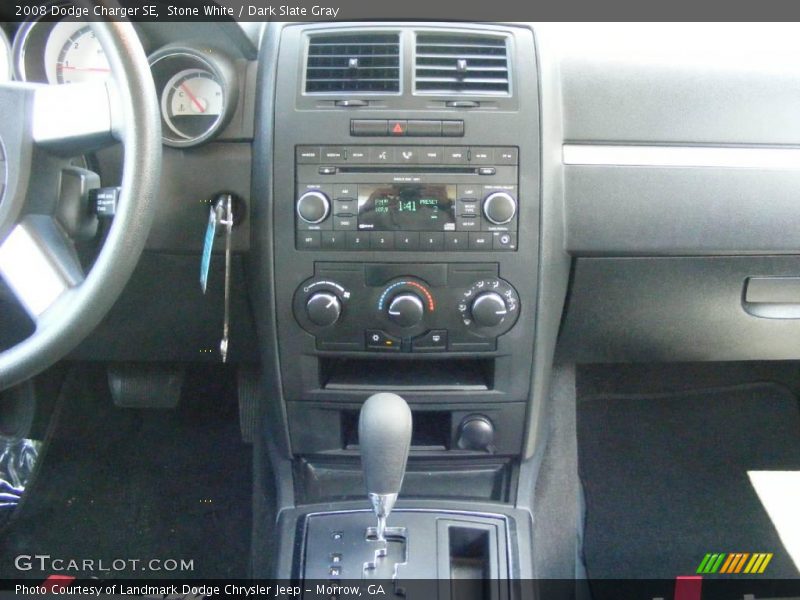 Stone White / Dark Slate Gray 2008 Dodge Charger SE