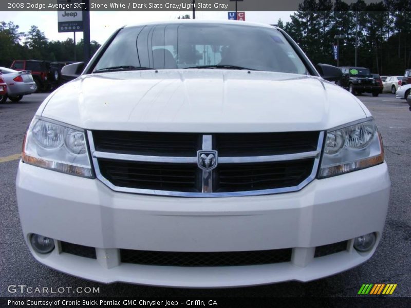 Stone White / Dark Slate Gray/Light Slate Gray 2008 Dodge Avenger SXT