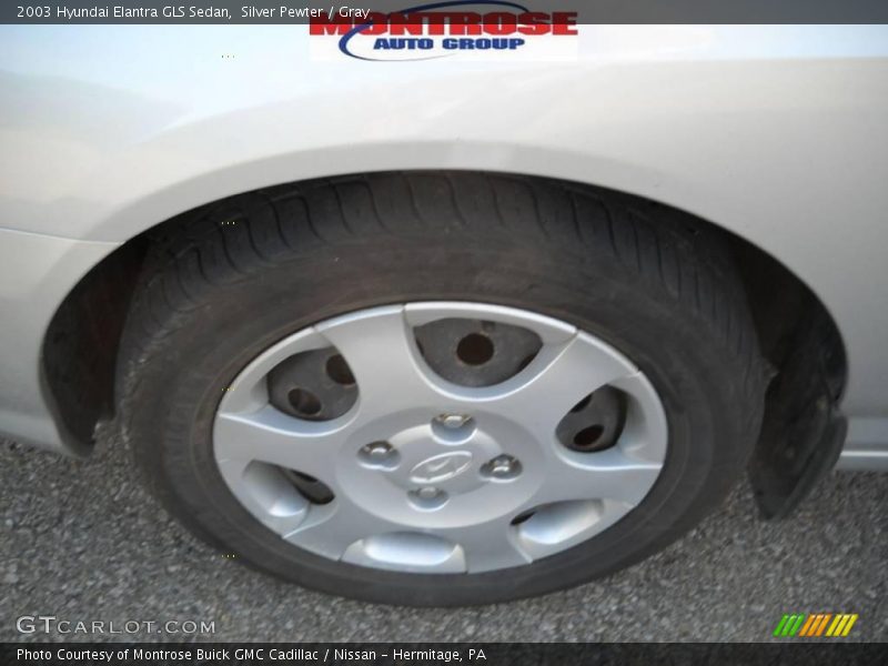 Silver Pewter / Gray 2003 Hyundai Elantra GLS Sedan