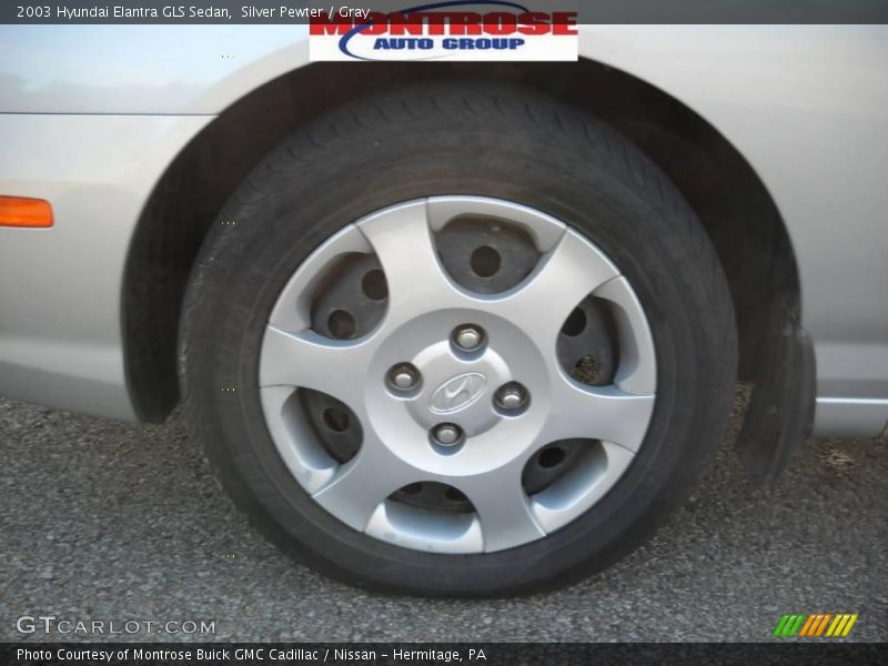 Silver Pewter / Gray 2003 Hyundai Elantra GLS Sedan