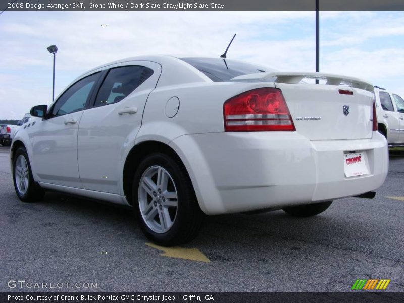 Stone White / Dark Slate Gray/Light Slate Gray 2008 Dodge Avenger SXT
