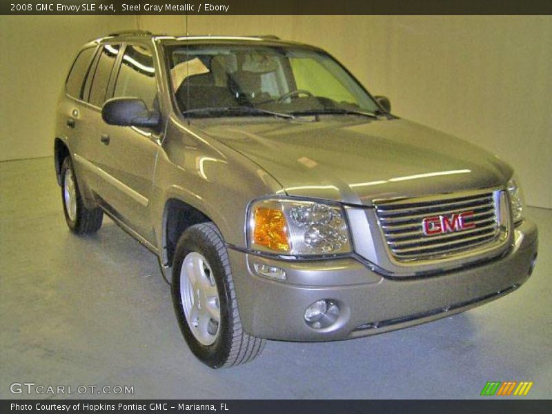 Steel Gray Metallic / Ebony 2008 GMC Envoy SLE 4x4
