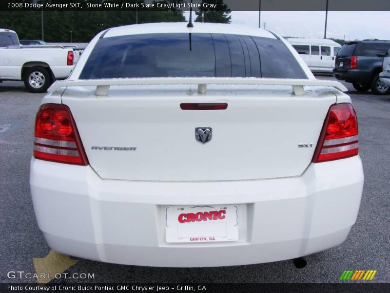 Stone White / Dark Slate Gray/Light Slate Gray 2008 Dodge Avenger SXT