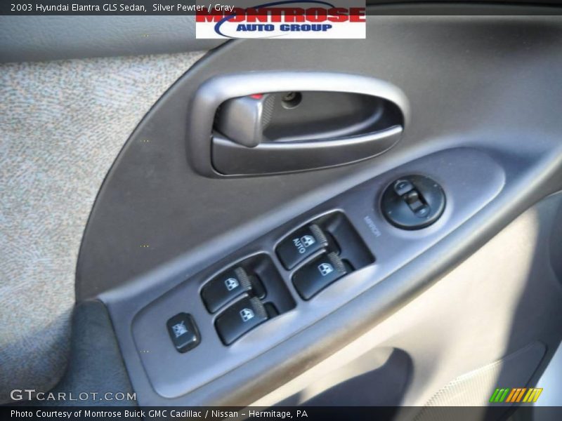 Silver Pewter / Gray 2003 Hyundai Elantra GLS Sedan