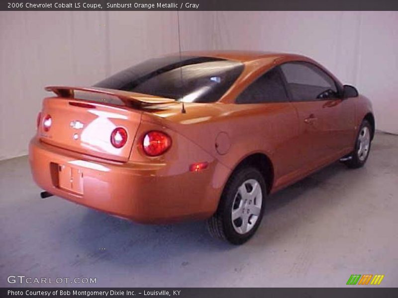 Sunburst Orange Metallic / Gray 2006 Chevrolet Cobalt LS Coupe