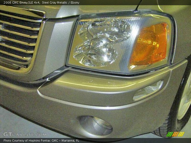 Steel Gray Metallic / Ebony 2008 GMC Envoy SLE 4x4