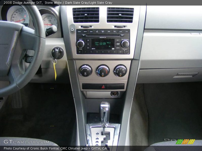 Stone White / Dark Slate Gray/Light Slate Gray 2008 Dodge Avenger SXT
