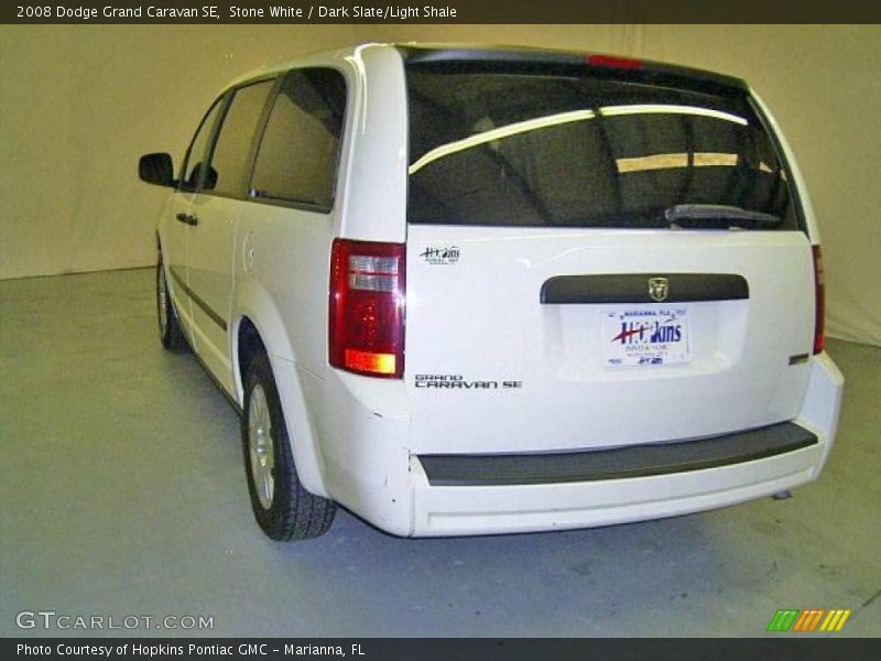 Stone White / Dark Slate/Light Shale 2008 Dodge Grand Caravan SE