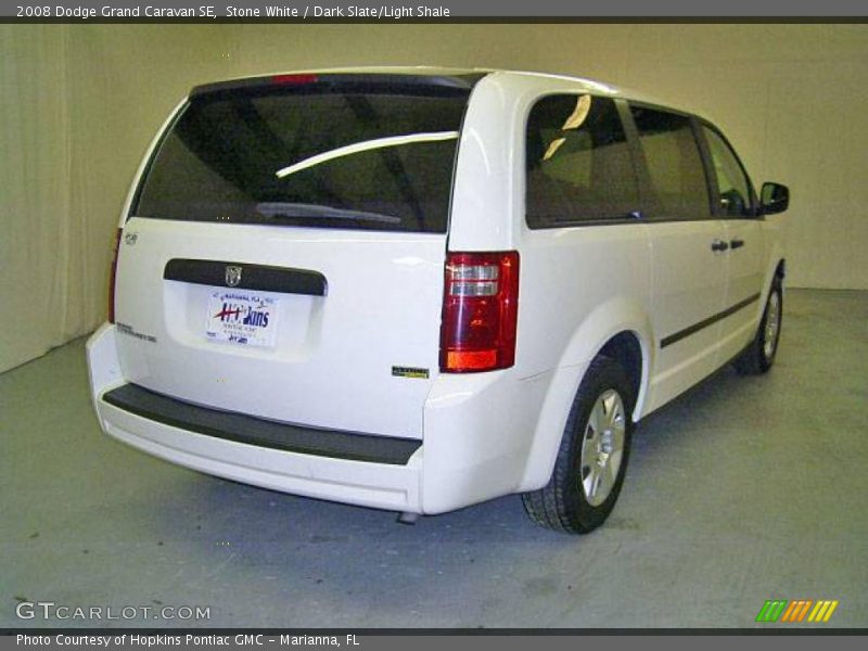 Stone White / Dark Slate/Light Shale 2008 Dodge Grand Caravan SE