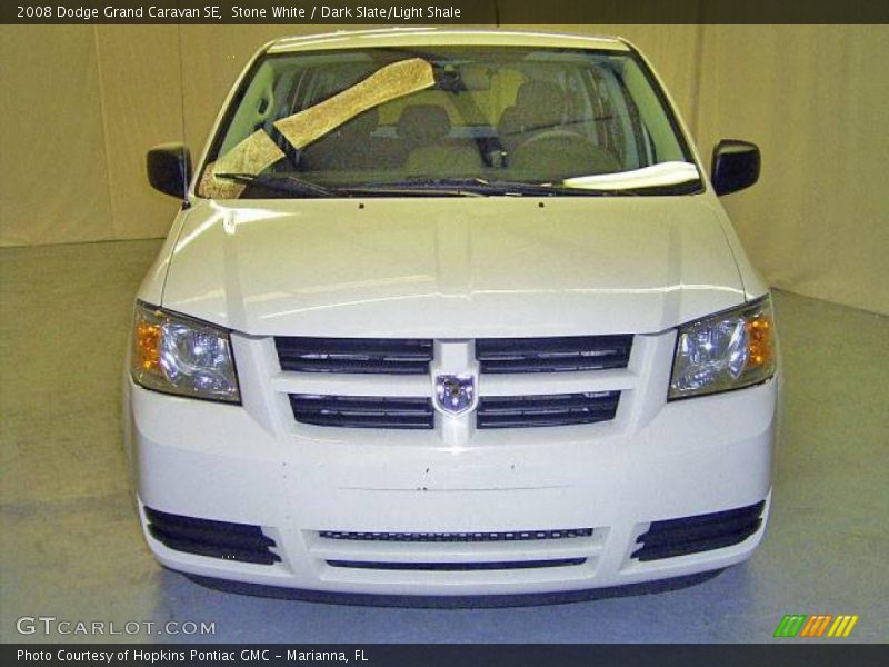 Stone White / Dark Slate/Light Shale 2008 Dodge Grand Caravan SE
