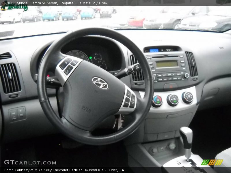 Regatta Blue Metallic / Gray 2008 Hyundai Elantra SE Sedan