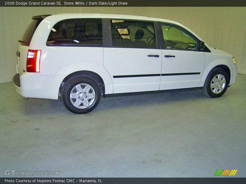 Stone White / Dark Slate/Light Shale 2008 Dodge Grand Caravan SE
