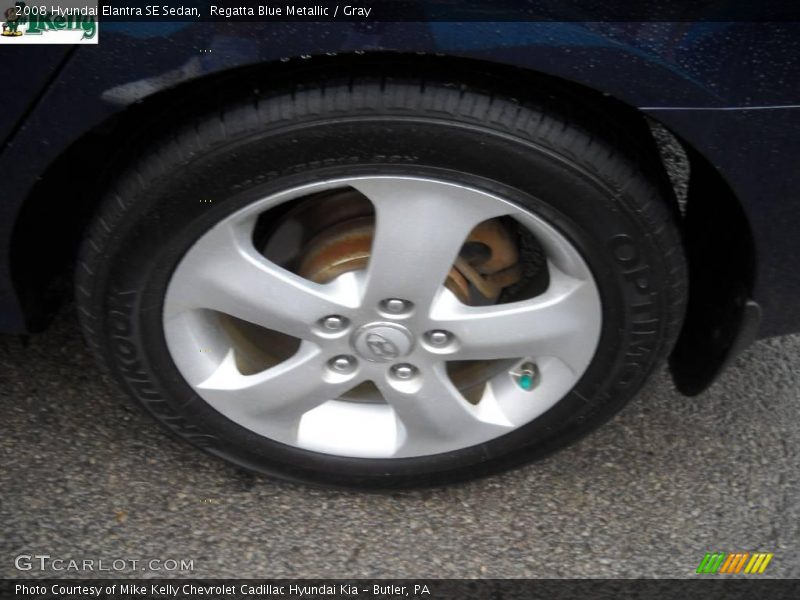 Regatta Blue Metallic / Gray 2008 Hyundai Elantra SE Sedan
