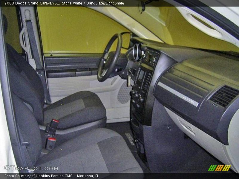 Stone White / Dark Slate/Light Shale 2008 Dodge Grand Caravan SE