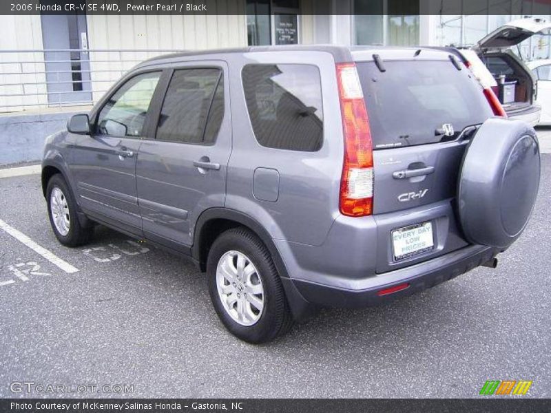 Pewter Pearl / Black 2006 Honda CR-V SE 4WD