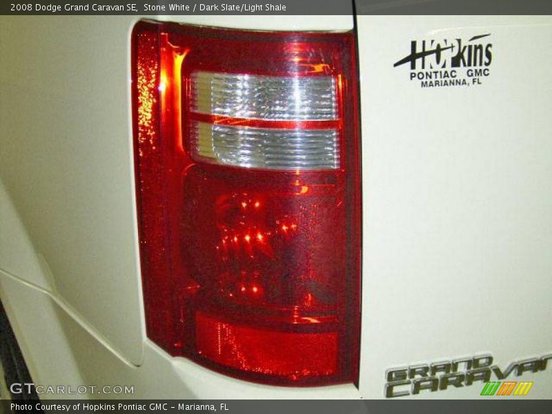 Stone White / Dark Slate/Light Shale 2008 Dodge Grand Caravan SE