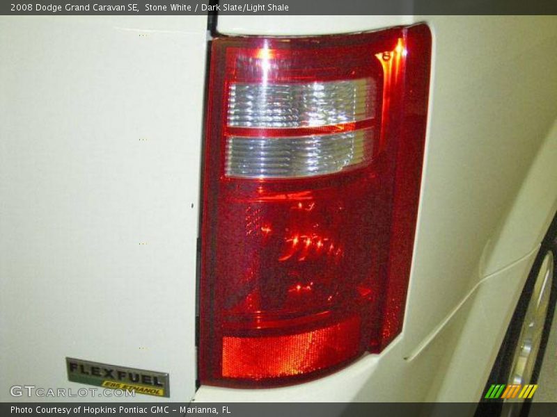 Stone White / Dark Slate/Light Shale 2008 Dodge Grand Caravan SE
