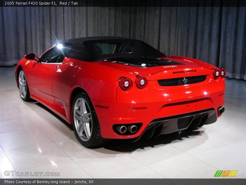 Red / Tan 2005 Ferrari F430 Spider F1