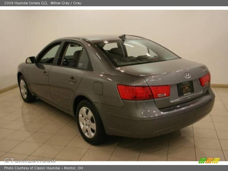 Willow Gray / Gray 2009 Hyundai Sonata GLS