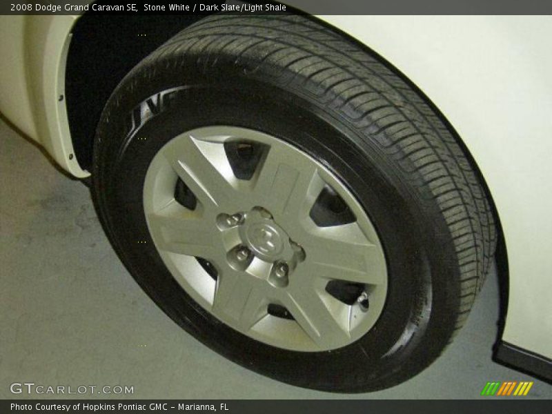 Stone White / Dark Slate/Light Shale 2008 Dodge Grand Caravan SE