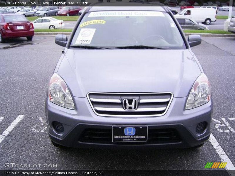 Pewter Pearl / Black 2006 Honda CR-V SE 4WD
