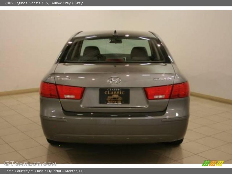 Willow Gray / Gray 2009 Hyundai Sonata GLS