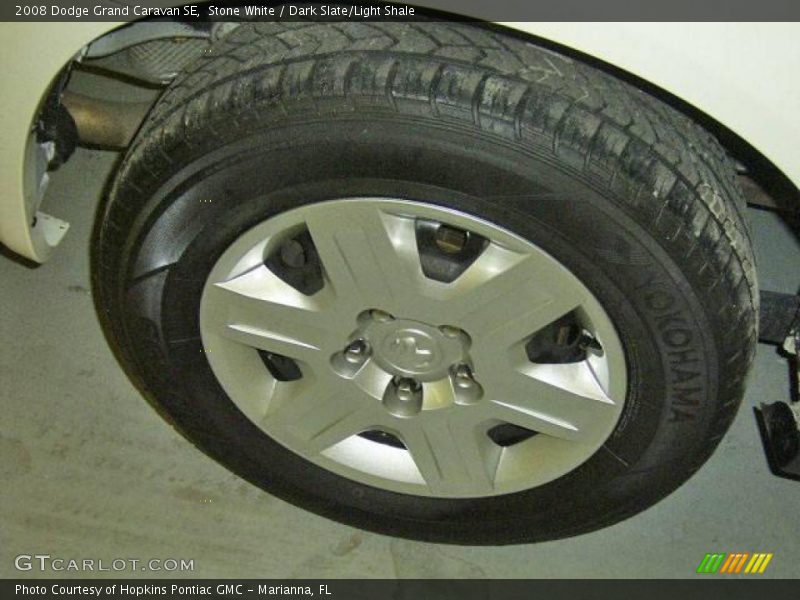 Stone White / Dark Slate/Light Shale 2008 Dodge Grand Caravan SE