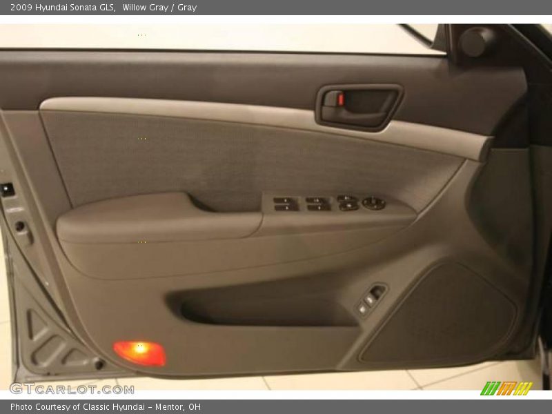 Willow Gray / Gray 2009 Hyundai Sonata GLS