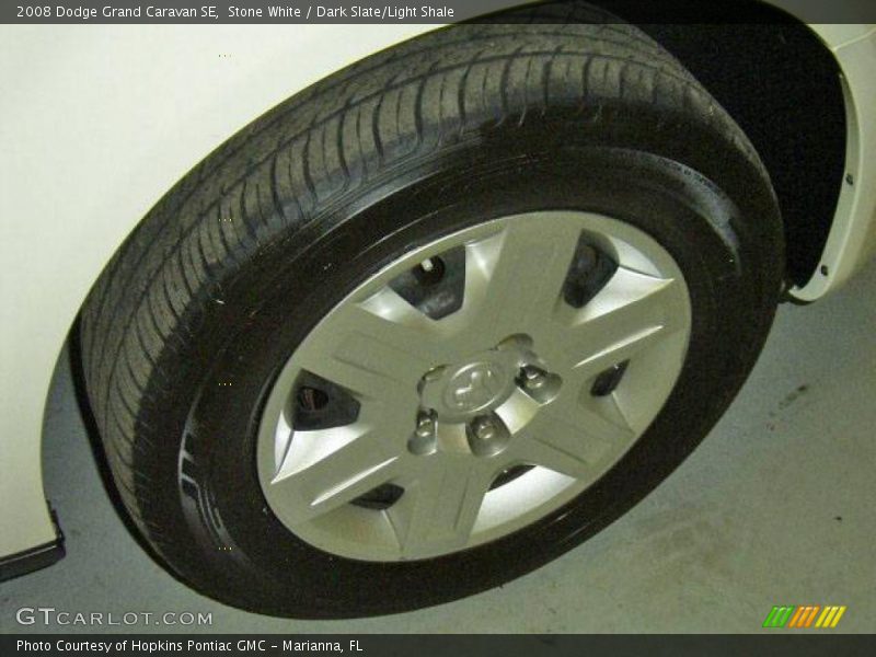 Stone White / Dark Slate/Light Shale 2008 Dodge Grand Caravan SE