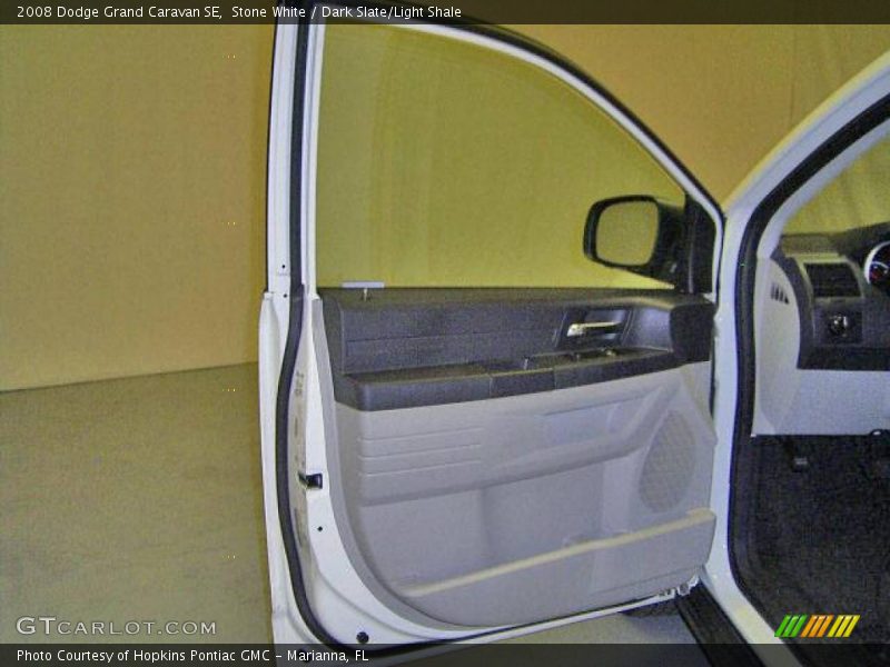 Stone White / Dark Slate/Light Shale 2008 Dodge Grand Caravan SE