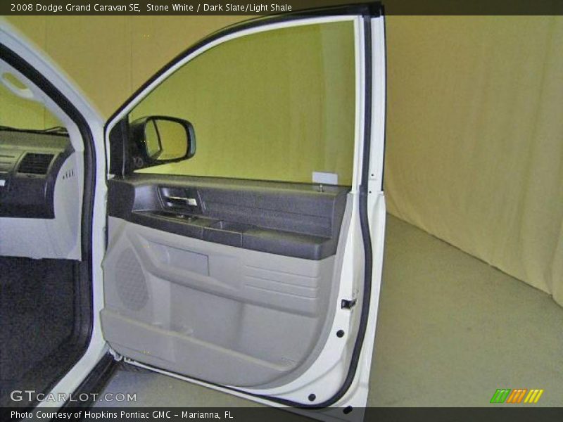 Stone White / Dark Slate/Light Shale 2008 Dodge Grand Caravan SE