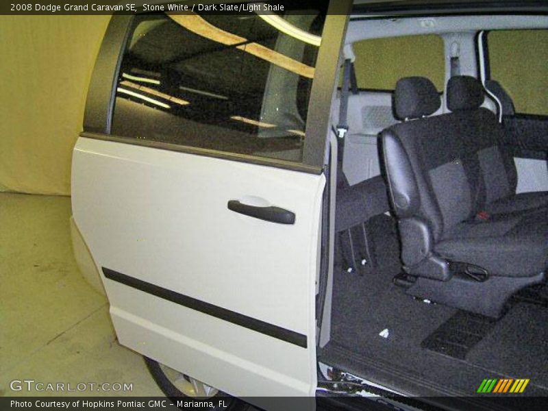 Stone White / Dark Slate/Light Shale 2008 Dodge Grand Caravan SE