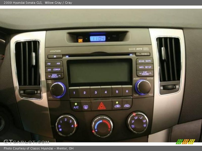 Willow Gray / Gray 2009 Hyundai Sonata GLS