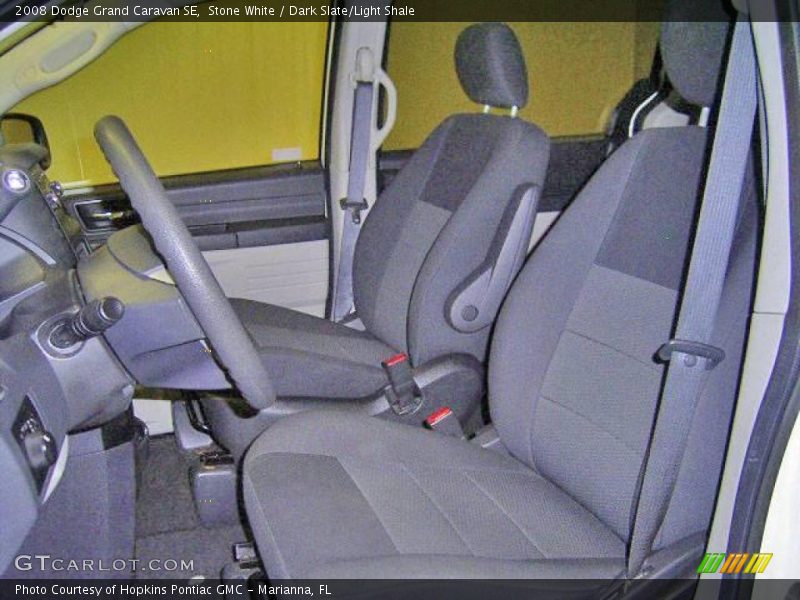 Stone White / Dark Slate/Light Shale 2008 Dodge Grand Caravan SE