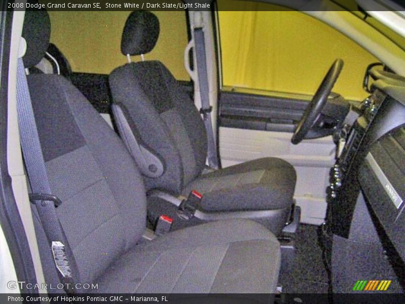 Stone White / Dark Slate/Light Shale 2008 Dodge Grand Caravan SE