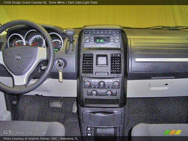 Stone White / Dark Slate/Light Shale 2008 Dodge Grand Caravan SE