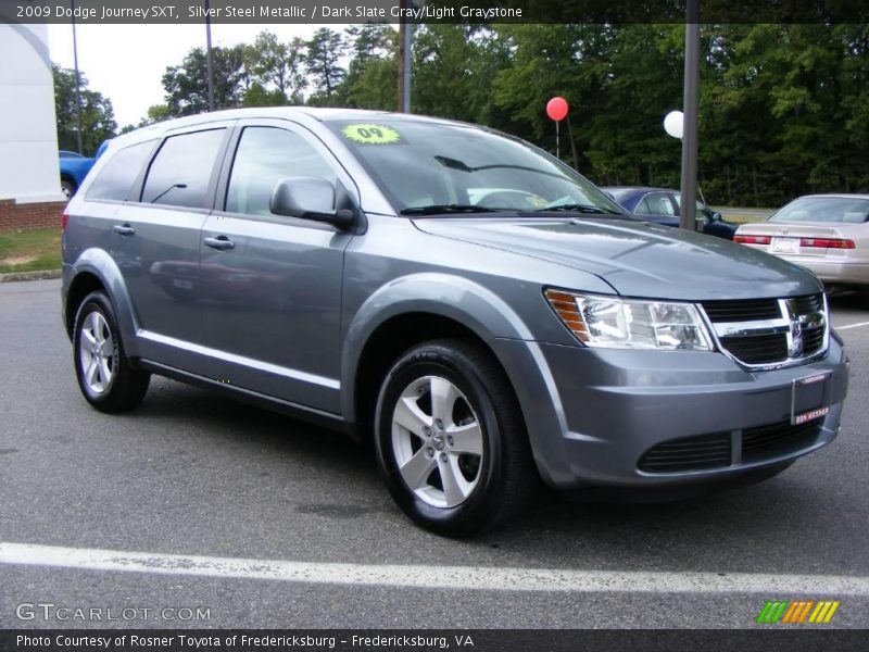 Silver Steel Metallic / Dark Slate Gray/Light Graystone 2009 Dodge Journey SXT