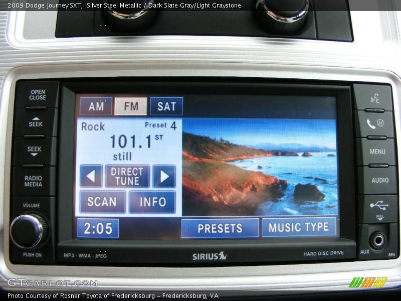 Silver Steel Metallic / Dark Slate Gray/Light Graystone 2009 Dodge Journey SXT