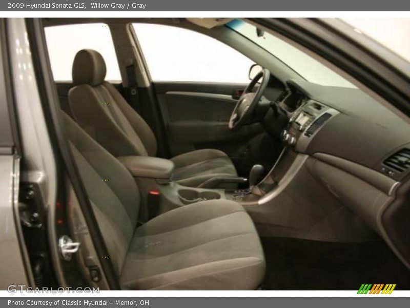 Willow Gray / Gray 2009 Hyundai Sonata GLS