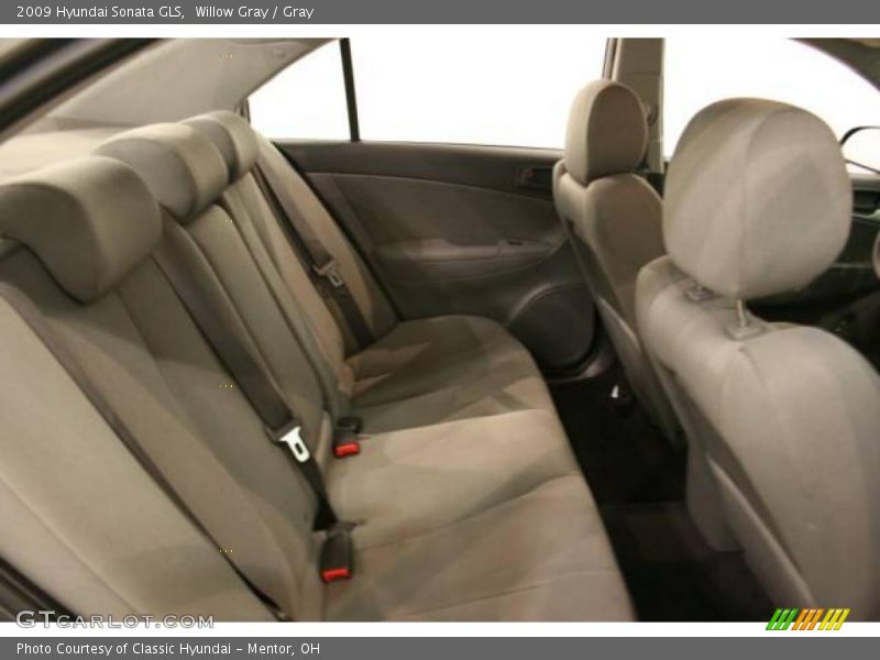 Willow Gray / Gray 2009 Hyundai Sonata GLS