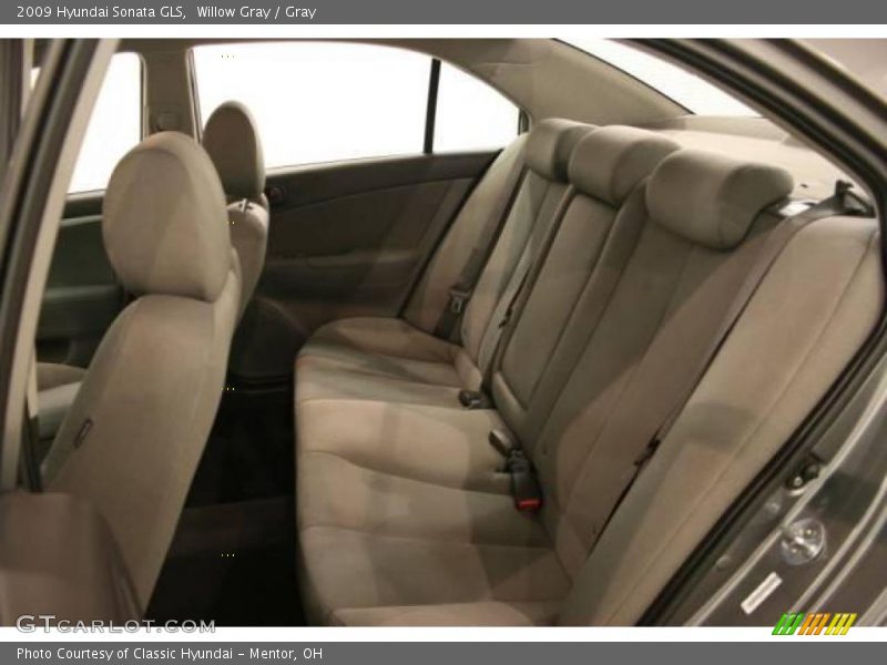 Willow Gray / Gray 2009 Hyundai Sonata GLS