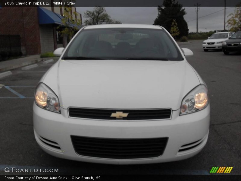 White / Gray 2006 Chevrolet Impala LS