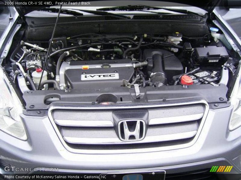Pewter Pearl / Black 2006 Honda CR-V SE 4WD