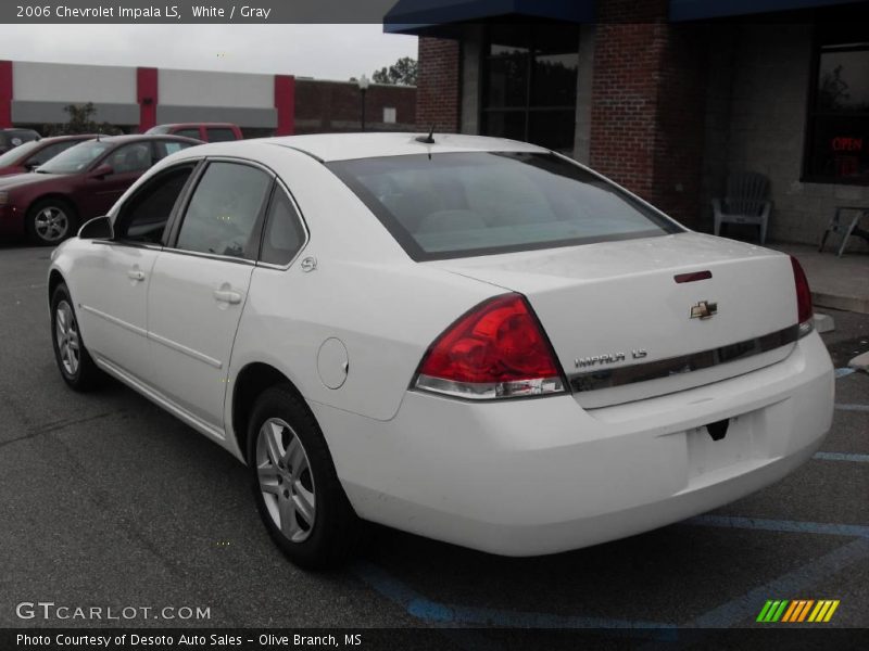 White / Gray 2006 Chevrolet Impala LS