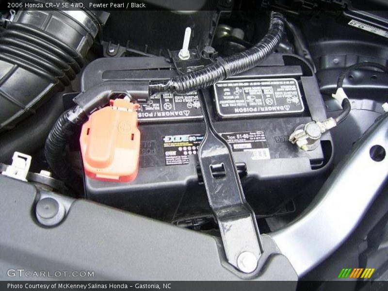 Pewter Pearl / Black 2006 Honda CR-V SE 4WD