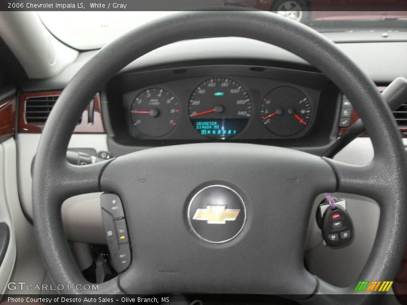 White / Gray 2006 Chevrolet Impala LS