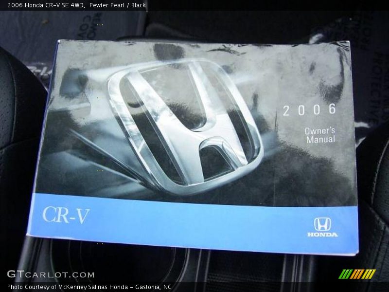 Pewter Pearl / Black 2006 Honda CR-V SE 4WD