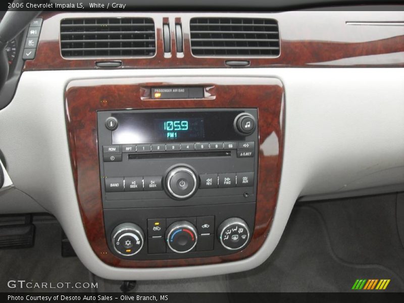 White / Gray 2006 Chevrolet Impala LS