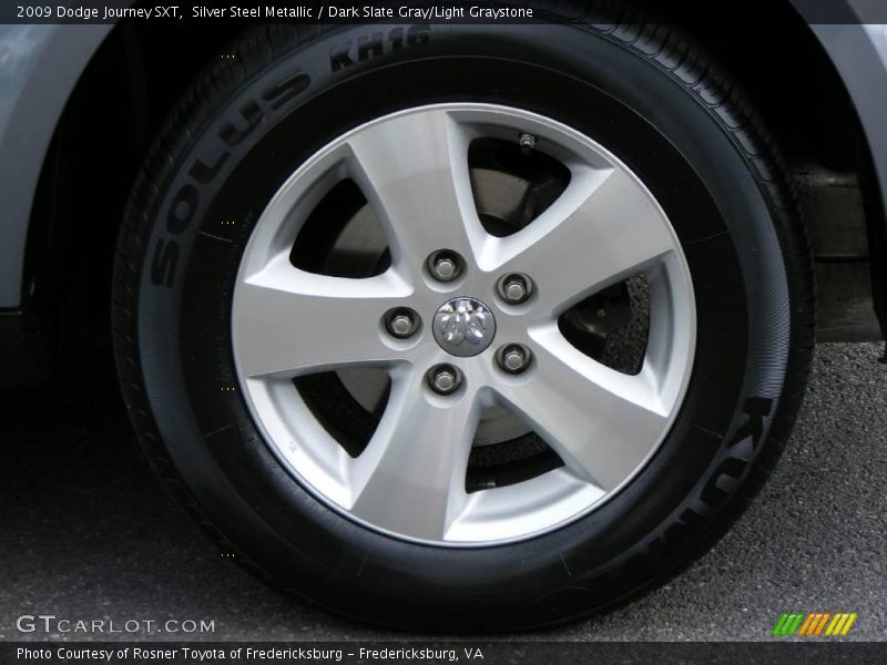 Silver Steel Metallic / Dark Slate Gray/Light Graystone 2009 Dodge Journey SXT
